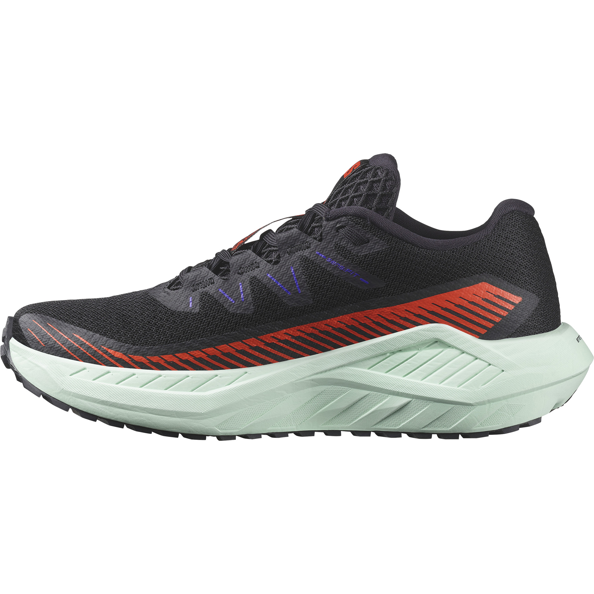 SALOMON DRX DEFY GRVL Black / Cherry Tomato / Bay – Image 4