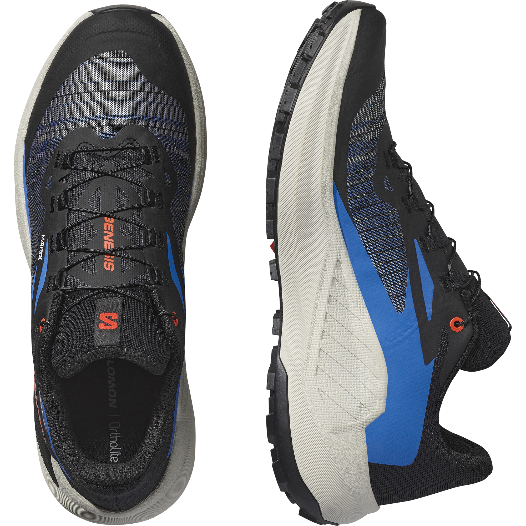 SALOMON GENESIS Black / French Blue / Cherry Tomato – Image 3