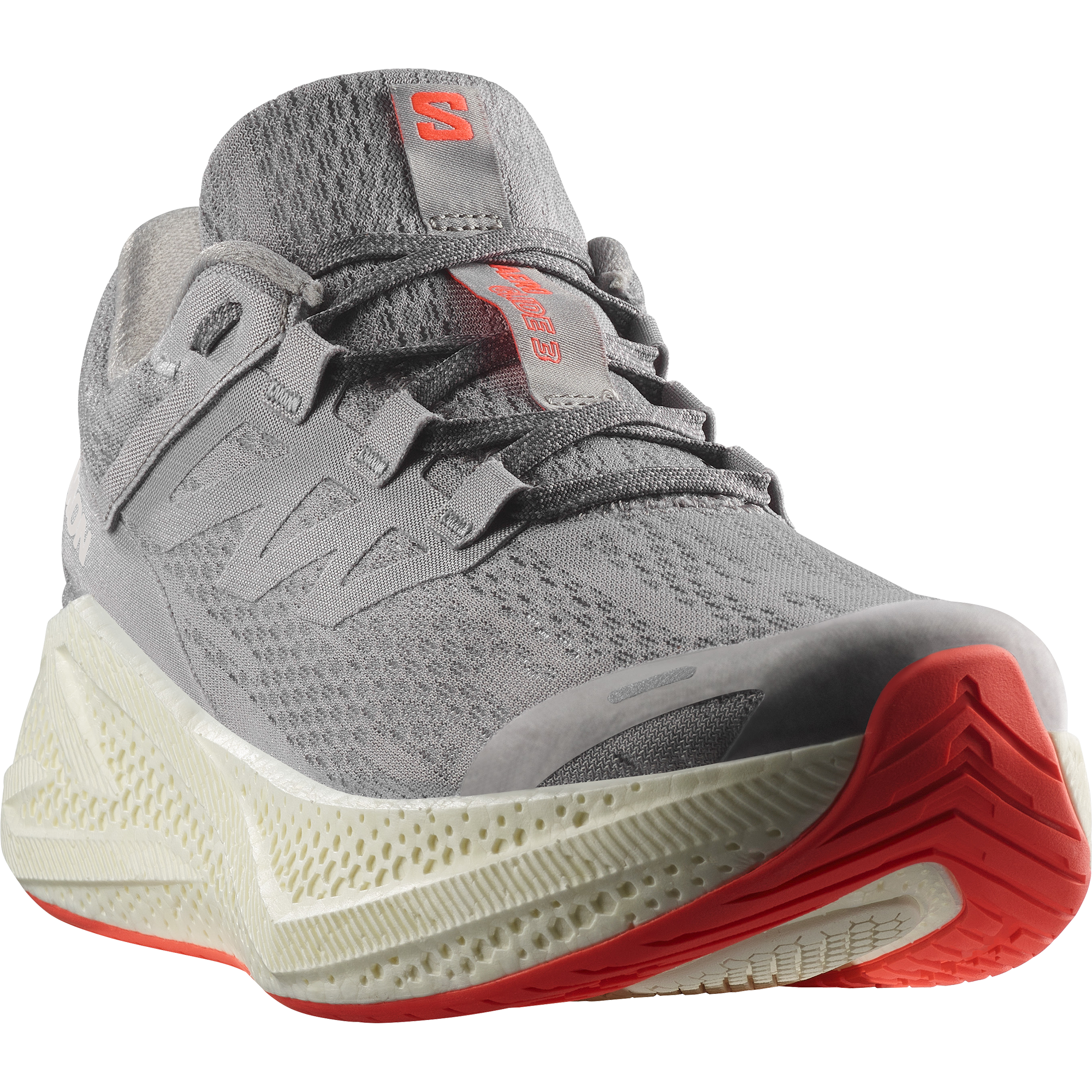 SALOMON AERO GLIDE 3 Alloy / Vanilla Ice / Neon Flame – Image 5