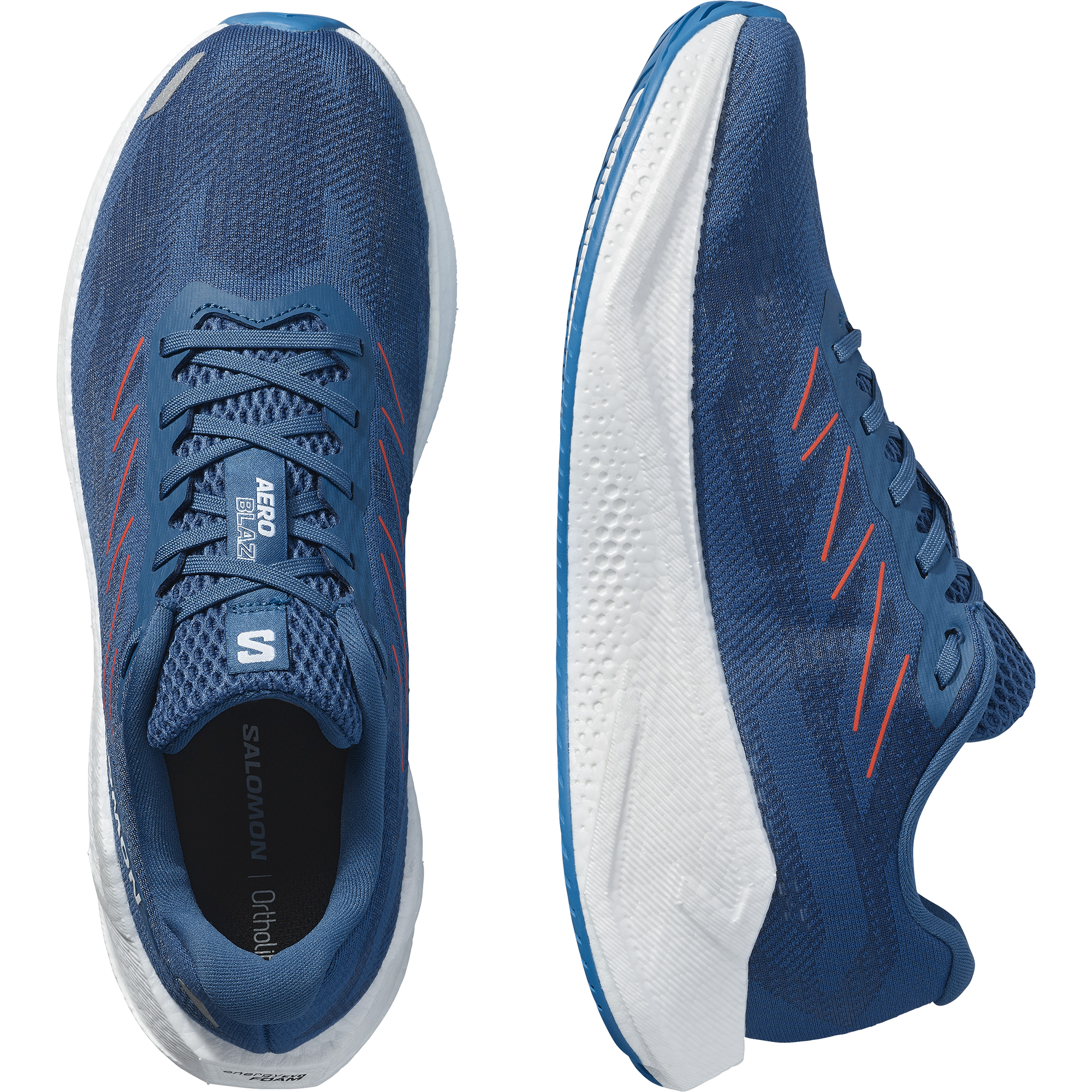 SALOMON AERO BLAZE 3 Dark Blue / White – Image 3