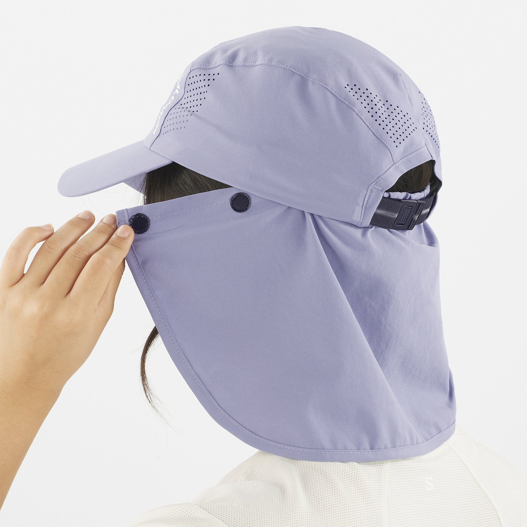 Salomon Casquette Cross + Saharienne Blue Granite – Image 2