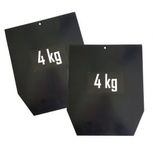 Sveltus Plaque acier pour gilet pro 4 kg x2