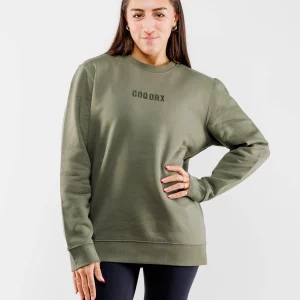 SWEAT RAS DE COU Unisexe Kaki