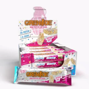 Barres protéines Grenade - gateau de fête