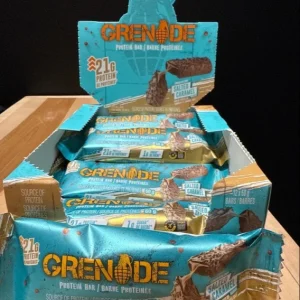Barres protéines Grenade - caramel salé