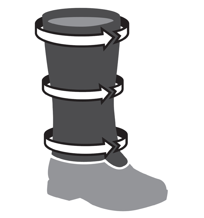 GUÊTRES LONGUES HIGH TREK M/L – Image 2