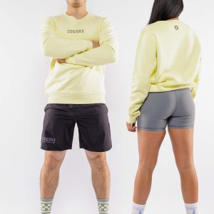 SWEAT RAS DE COU Unisexe Yellow