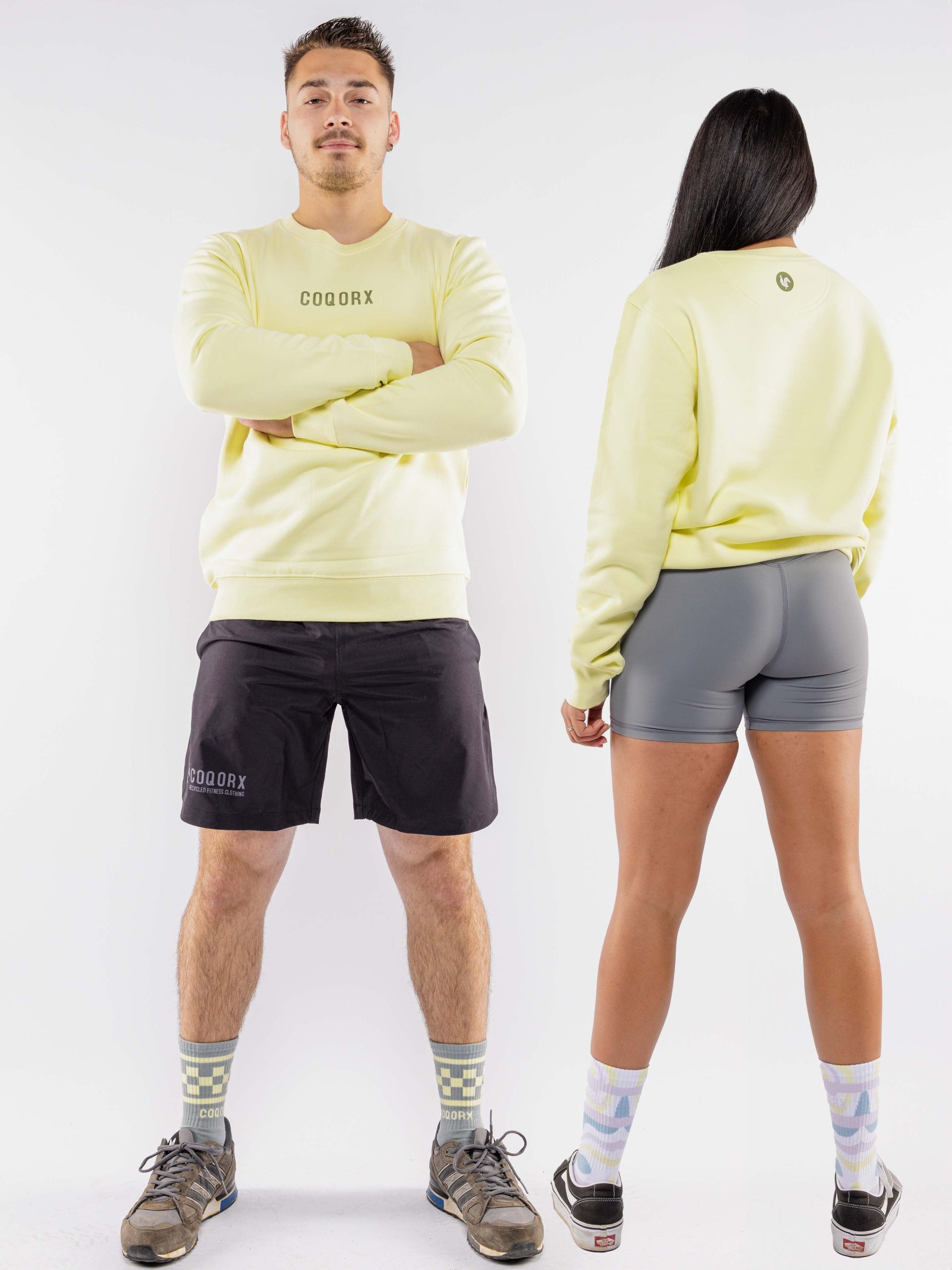 SWEAT RAS DE COU Unisexe Yellow