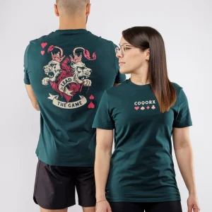 LEAD THE GAME T-shirt homme / femme | Haut écoresponsable imprimé lions royaux